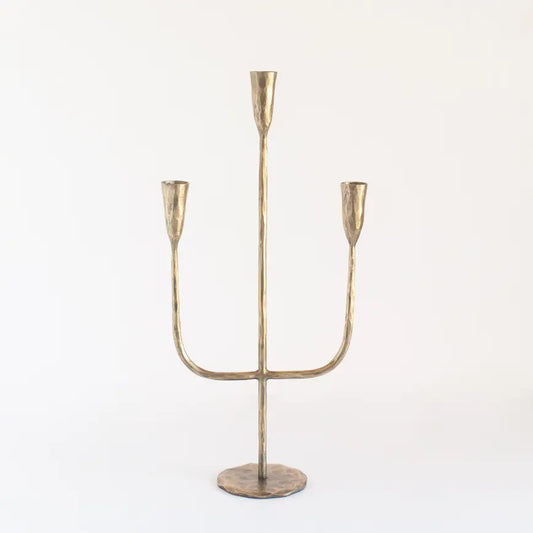Hand Forged Iron Candelabras
