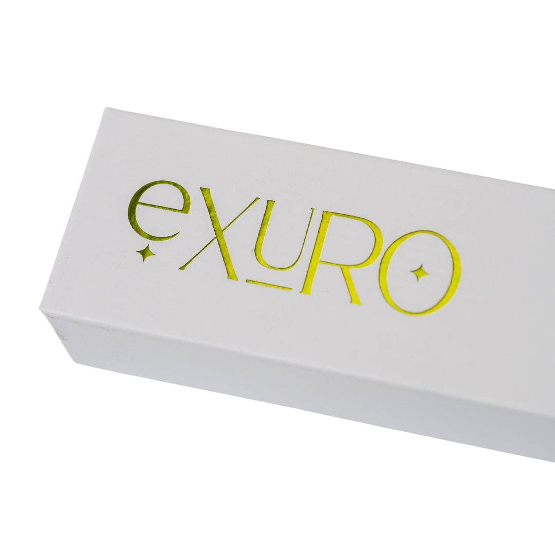 Exuro Cleanse Cedarwood Incense Box with Elegant Gold Logo Design